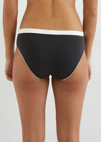 Ladies Mid Rise Contrasting Brief Panty