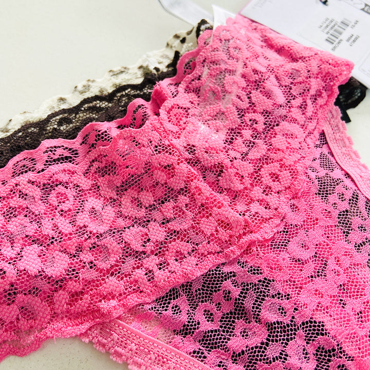3pk Premium Lace Thongs