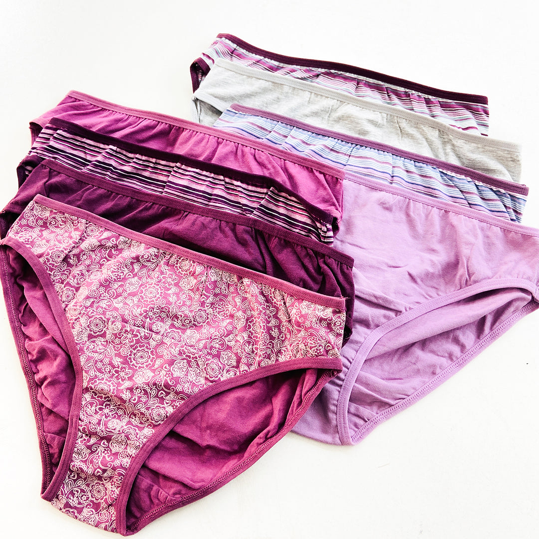Pack of 4 Womens Classic Soft Cotton Mini Briefs Panty