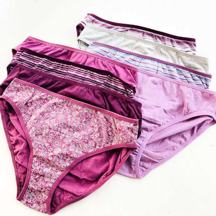 Pack of 4 Womens Classic Soft Cotton Mini Briefs Panty