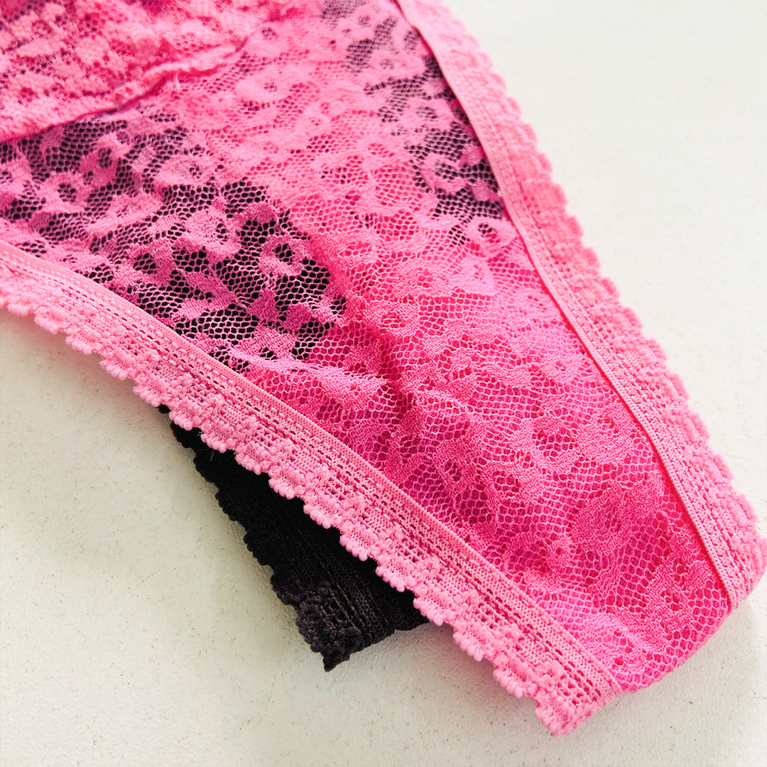 3pk Premium Lace Thongs