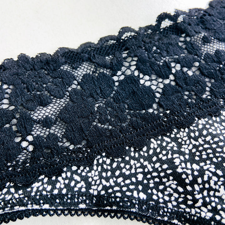 Ladies Mid Rise Lace Front Thong
