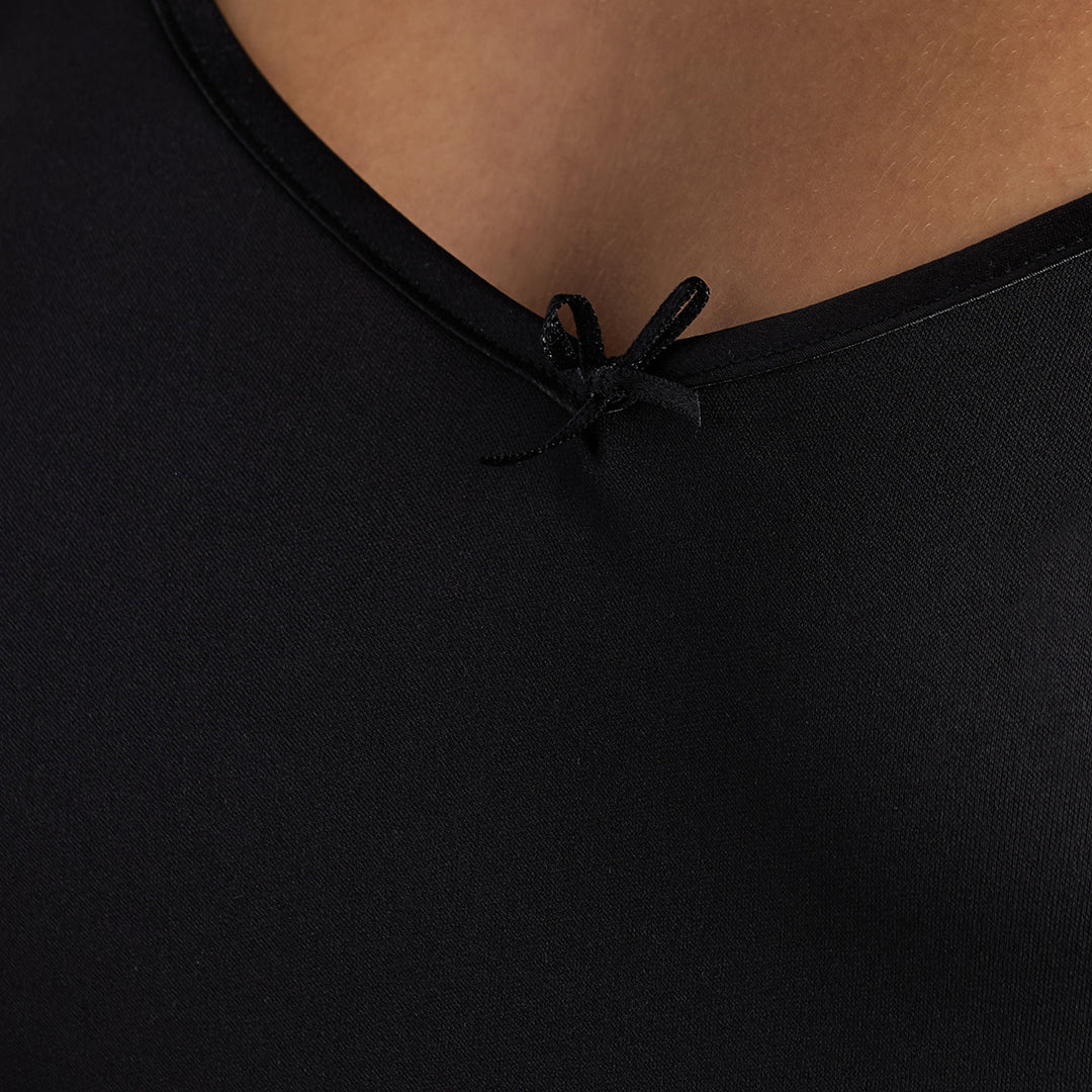 Womens Soft Adjustable Straps Basic Plain Long Camisole
