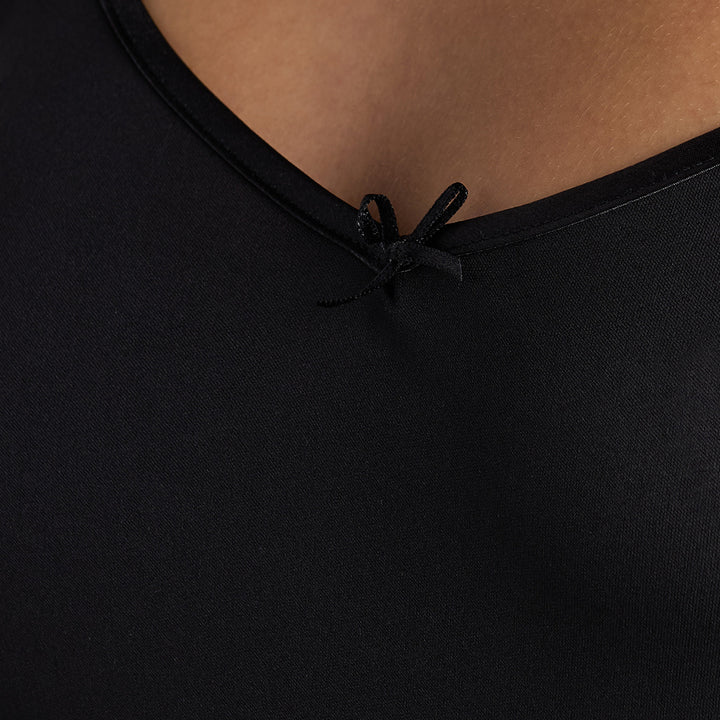 Womens Soft Adjustable Straps Basic Plain Long Camisole
