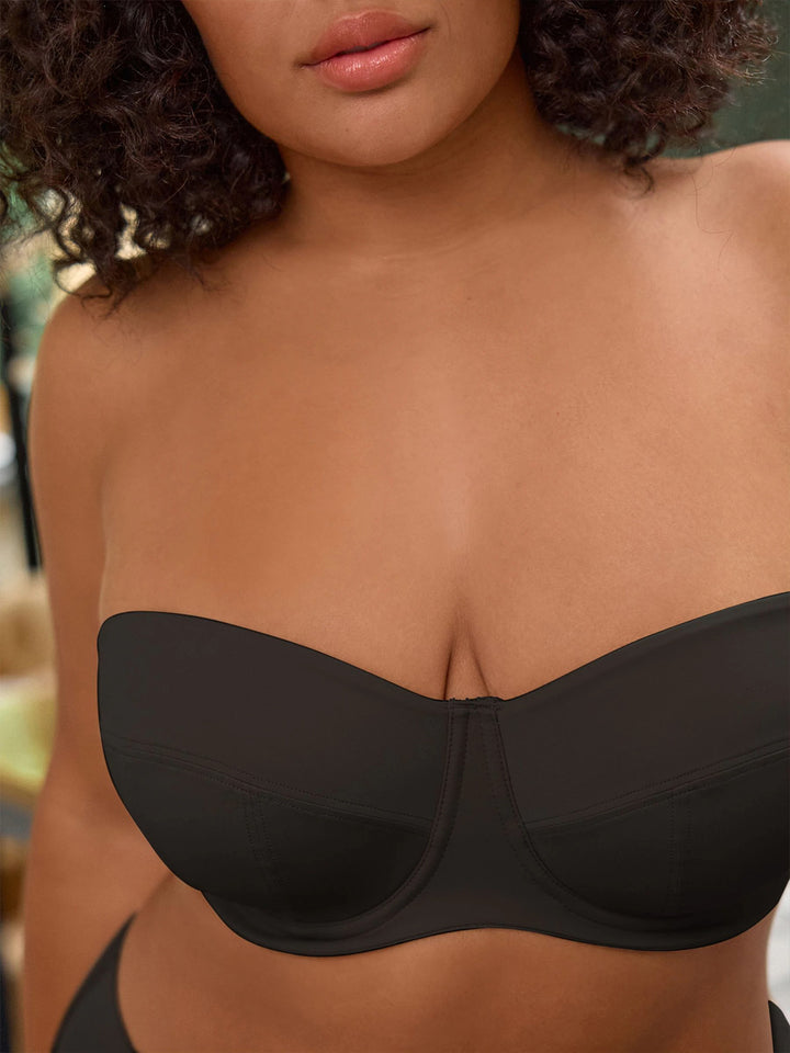 Womens Lightly Padded Strapless Multiway Underwired Bra