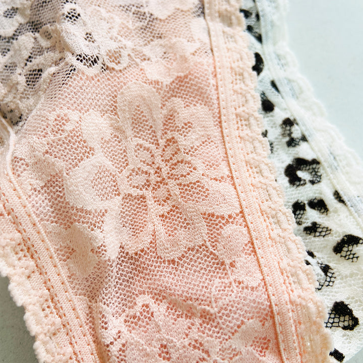 3pk Premium Lace Thongs