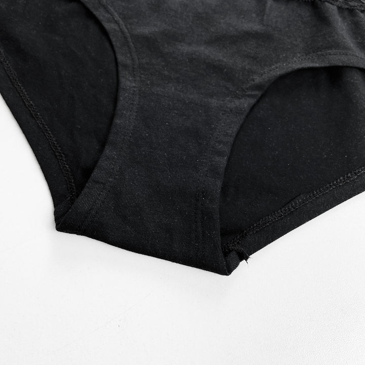 Ladies Front Lace  Mid Waisted Brief Panty