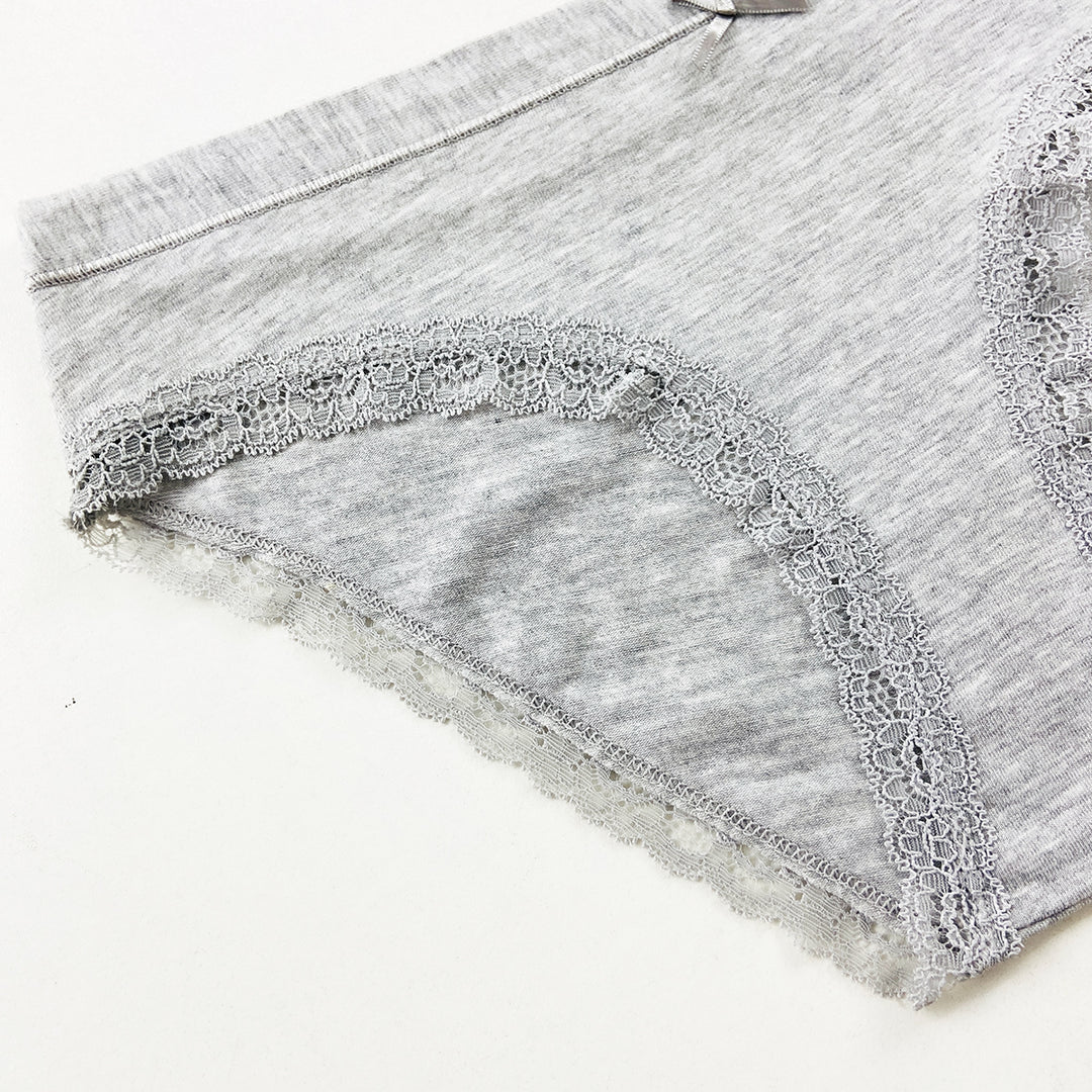 Ladies Lace Trim Brief Panty