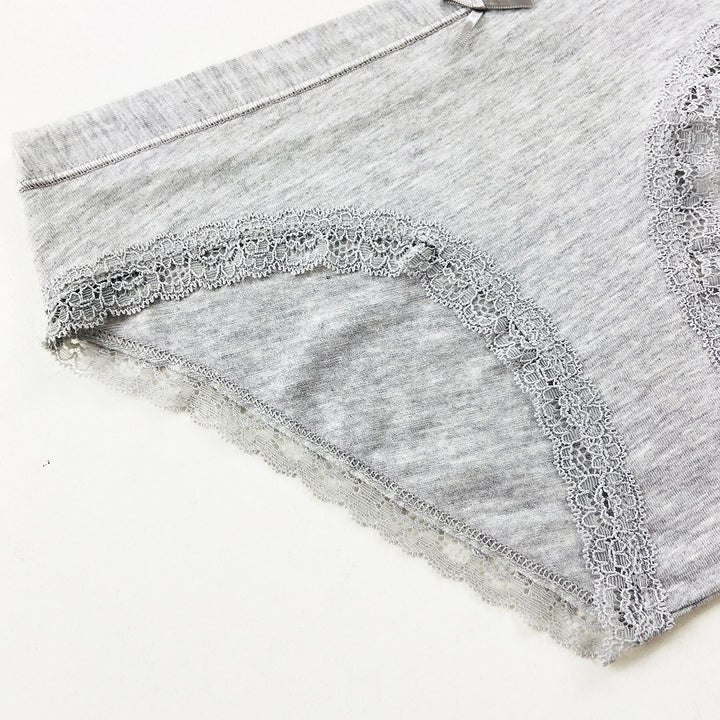 Ladies Lace Trim Brief Panty
