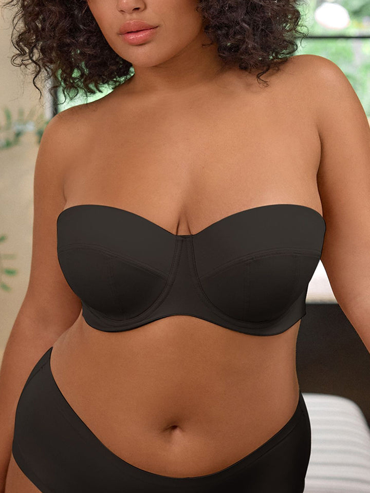 Womens Lightly Padded Strapless Multiway Underwired Bra