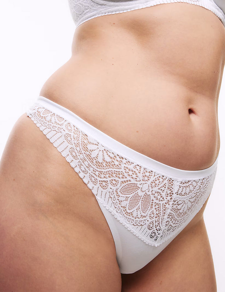 Womens Ultra-Soft & Seamless Comfort Lace Thong
