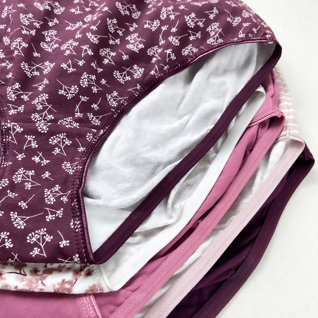 Pack of 3 Womens Cotton Blend Full Coverage Briefs