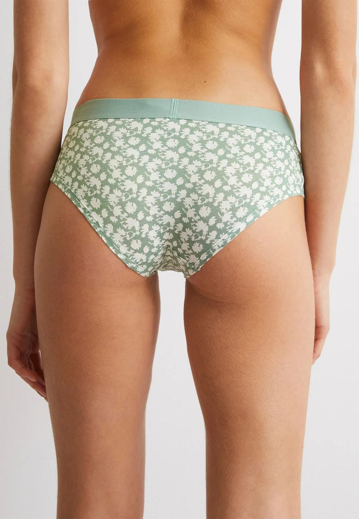 Womens Elasticated Breathable Cotton Brief Panty