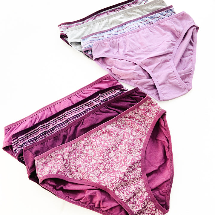 Pack of 4 Womens Classic Soft Cotton Mini Briefs Panty