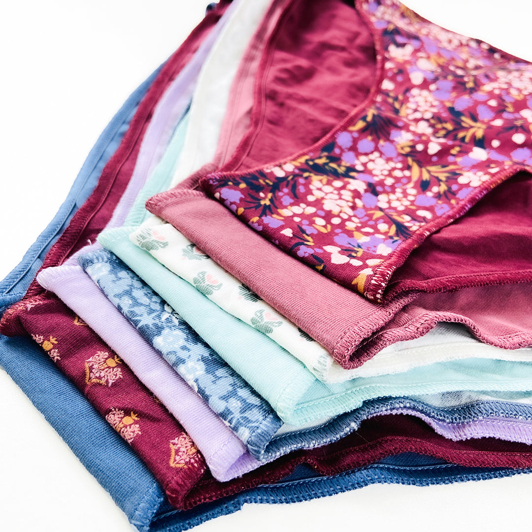 Pack of 3 Womens Soft Cotton Lace Trim Bikini Comfort Underwear Panty