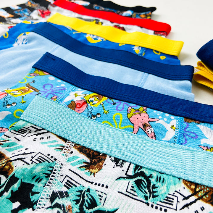 Pack of 5 Boys Cotton Fun Prints Boxer Underwear