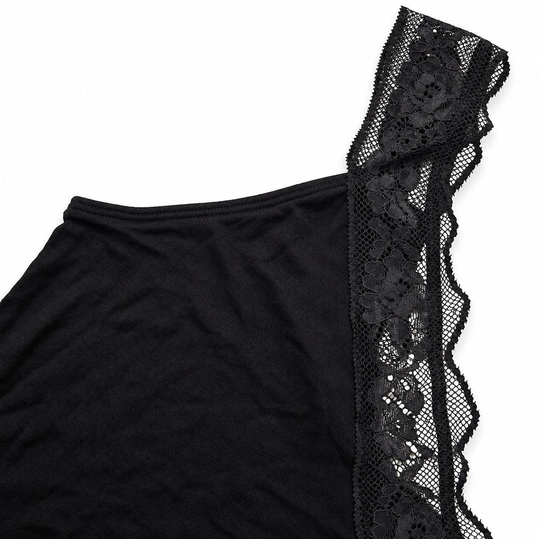 Women’s Stretch Lace Trim V-Neck Camisole Top