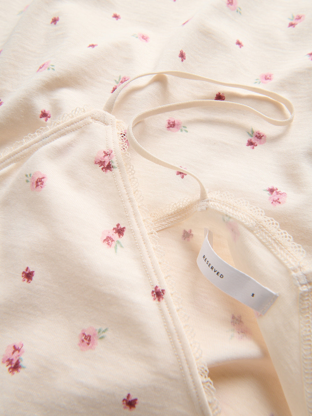 Womens Cotton Sleeveless V-Neck Lace Trim Nightshirt