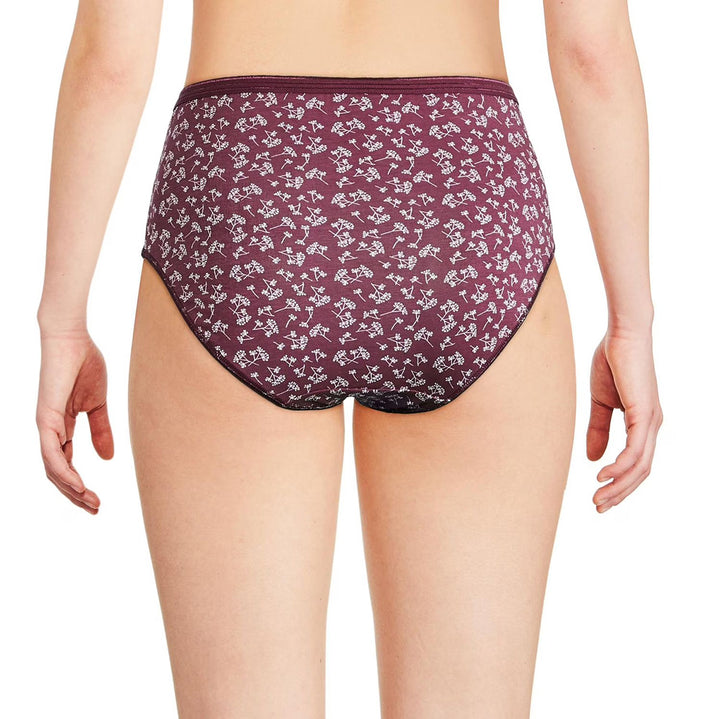 Pack of 3 Womens Cotton Blend Full Coverage Briefs