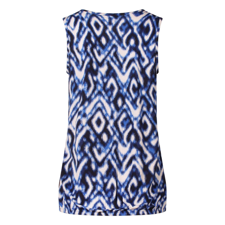 Womens Sleeveless Printed Lightweight Casual Summer Tank Top