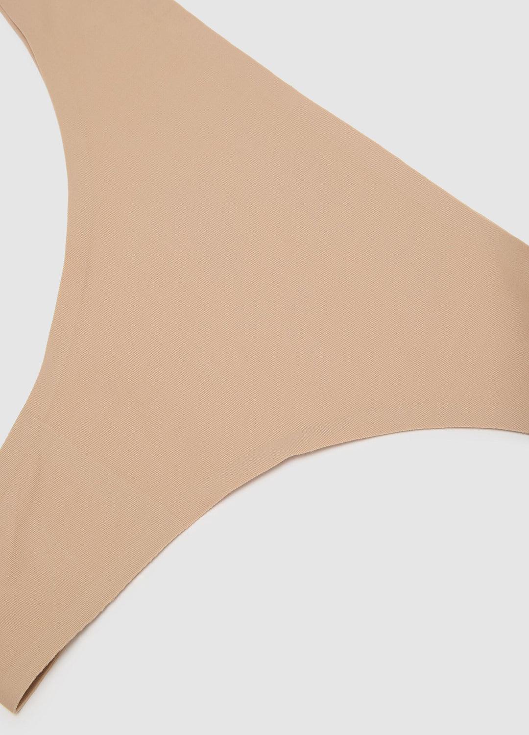 Womens Seamless Mid Rise Ultra Soft Invisible Brazilian Brief Panty