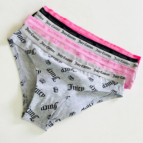 Womens 5 Pack Cotton Brief Underwear Set