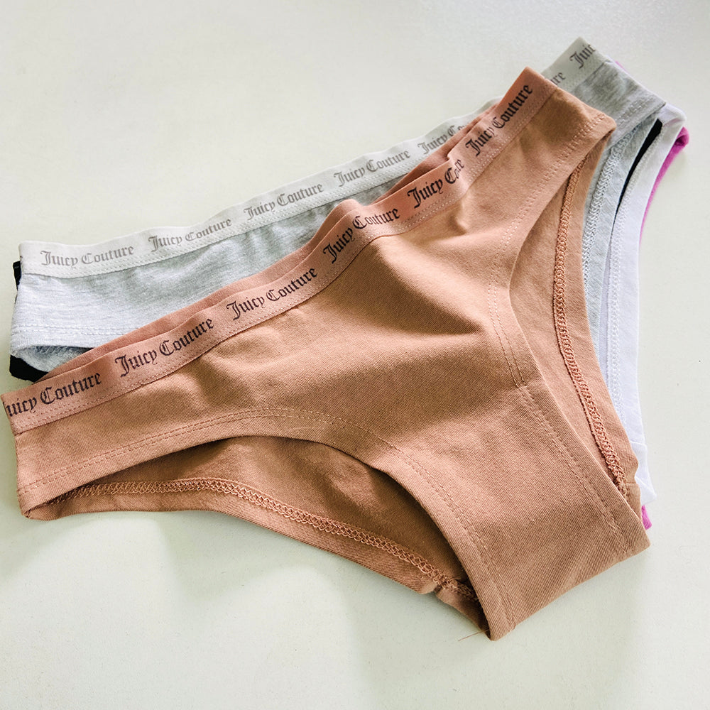 Womens 5 Pack Cotton Brief Underwear Set