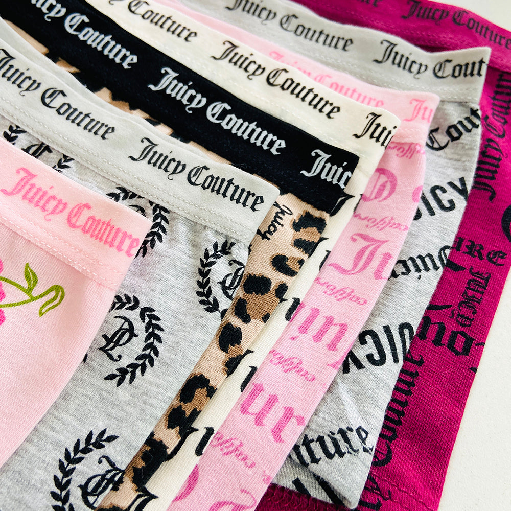 Womens 4 Pack Cotton Boyshort Brief Panty