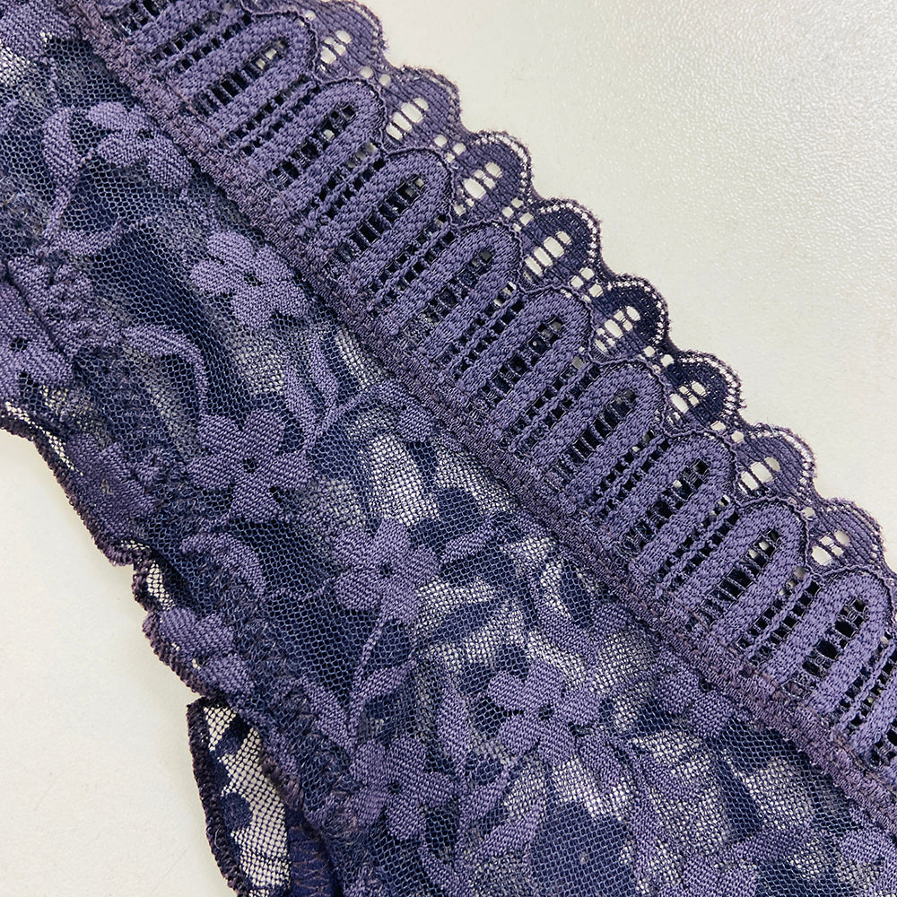 Ladies Lace Thong with Side Ruffles