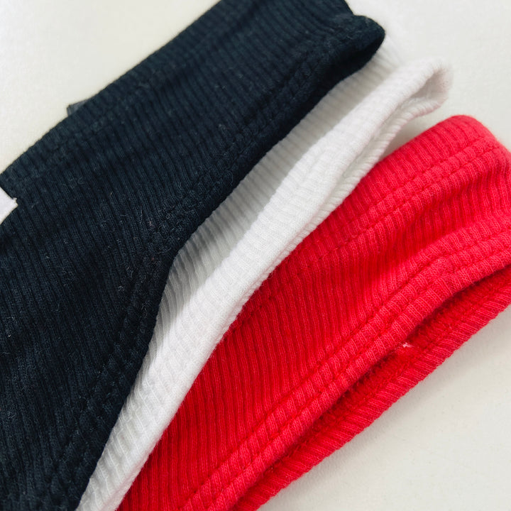 3pk Ribbed Miami Thongs