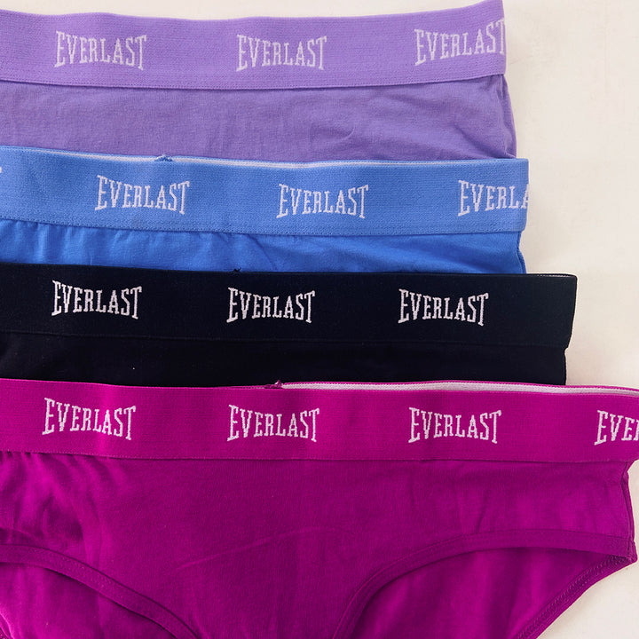 Pack of 4 Womens Mid Rise Tagless Bikini Briefs Underwear
