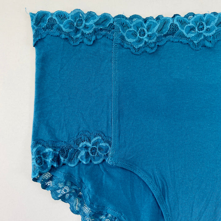 Ladies High Waisted Cotton Brief Panty