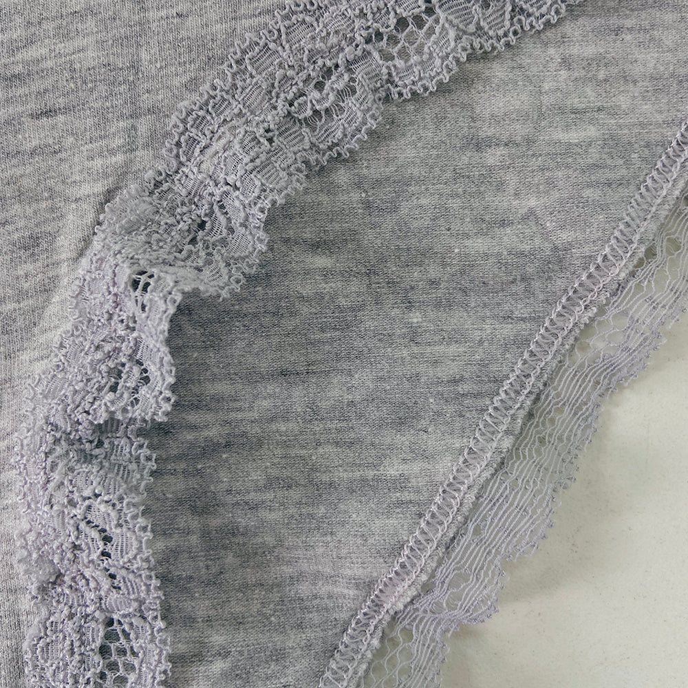 Pack of 3 Ladies Lace Trim Brief Panty