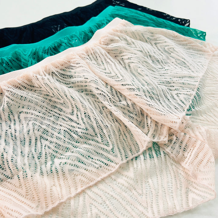 Ladies Premium Lace Mesh Boxer Shorts