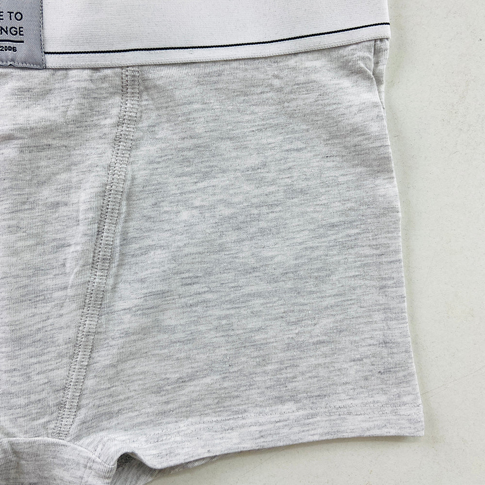 Women's Mid Waist Cotton Boxer Brief Panty