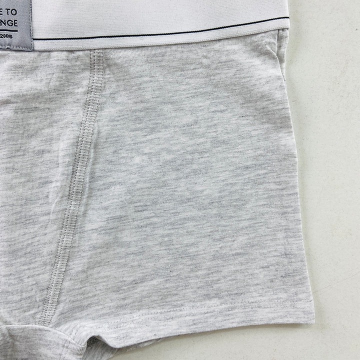 Women's Mid Waist Cotton Boxer Brief Panty