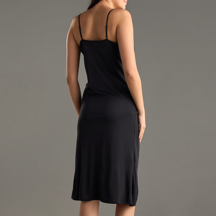 Womens Soft Adjustable Straps Basic Plain Long Camisole