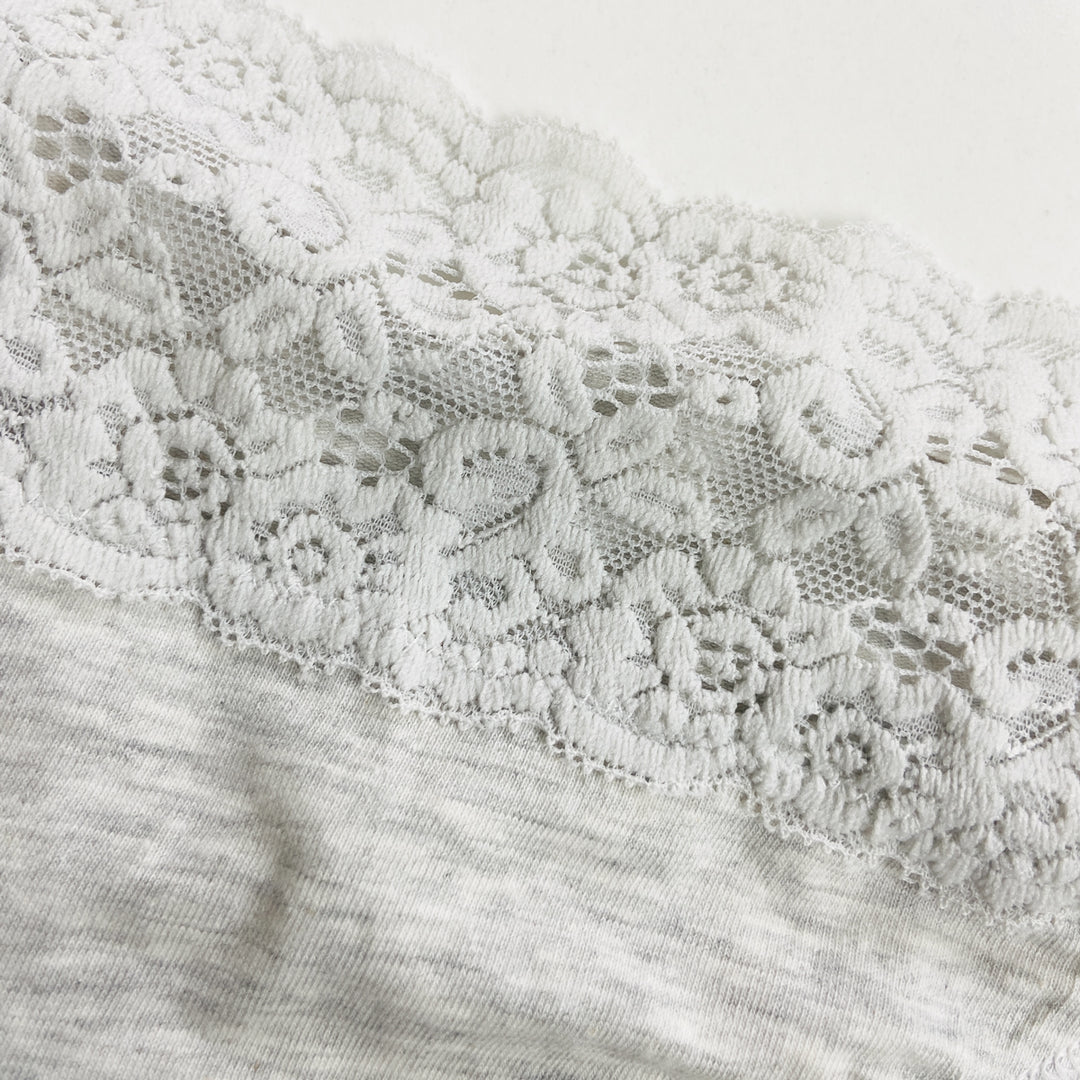 Ladies Mid Rise Lace Front Thong