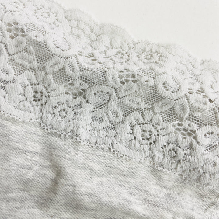 Ladies Mid Rise Lace Front Thong