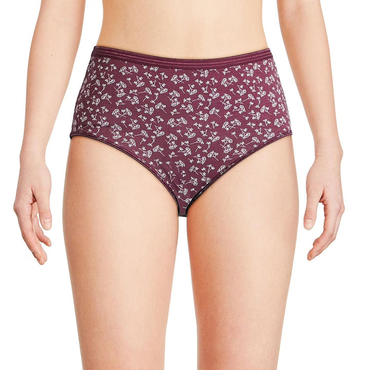Pack of 3 Womens Cotton Blend Full Coverage Briefs