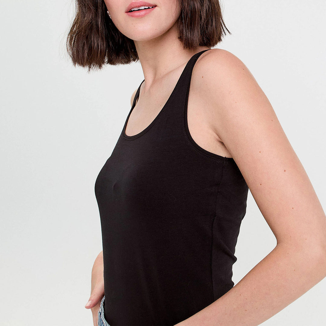Women’s  Cotton Wide Strap Tank Top