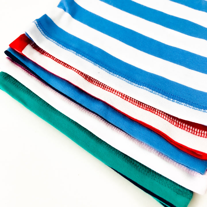 Pack of 5 Kids Premium Soft Cotton Striped Sleeveless Tank Top