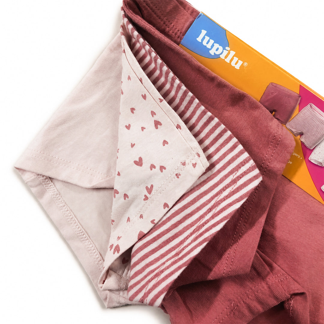 Pack of 4 Girls Cotton Stretch Boxer Underwear