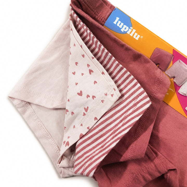 Pack of 4 Girls Cotton Stretch Boxer Underwear