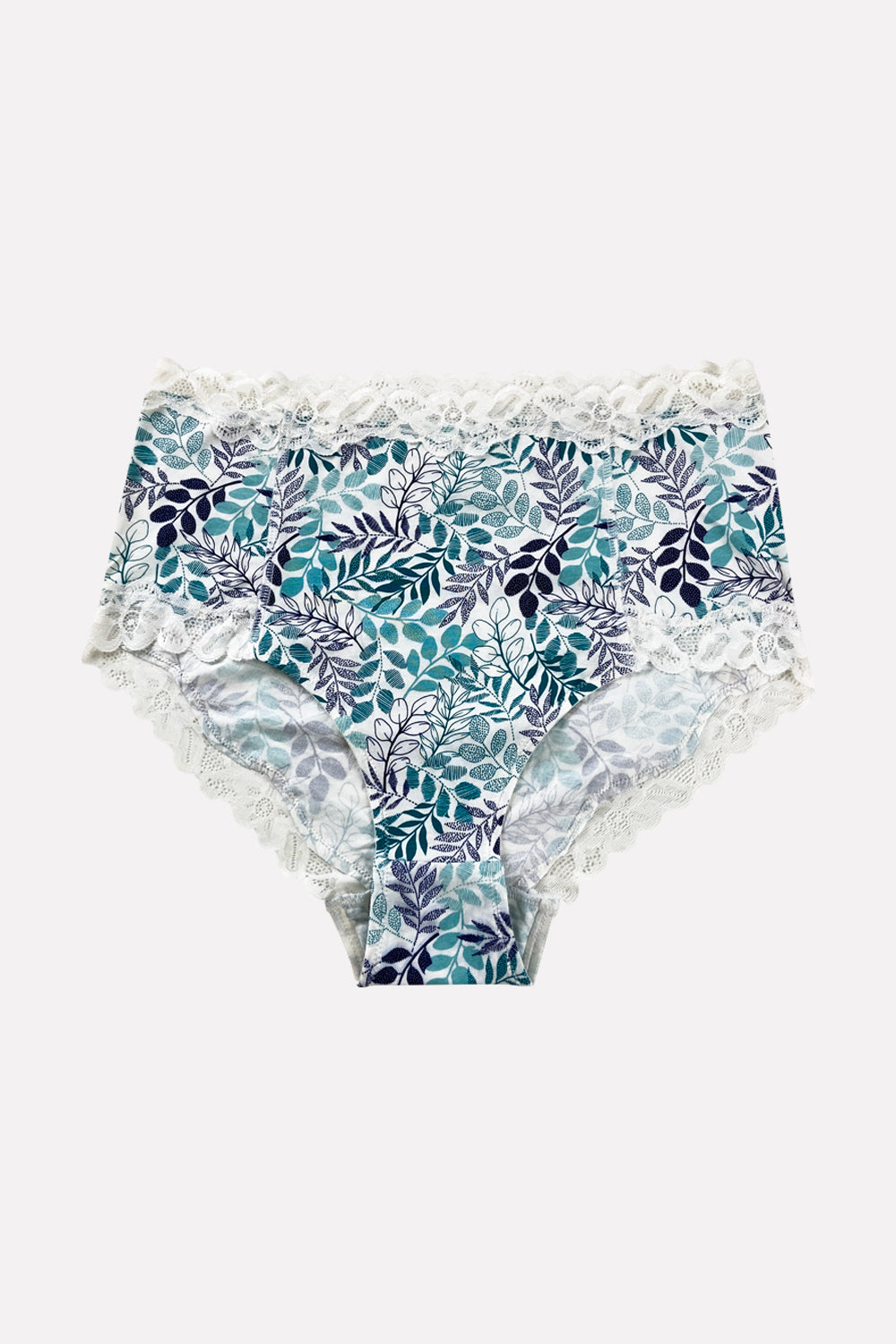 Ladies High Waisted Cotton Brief Panty