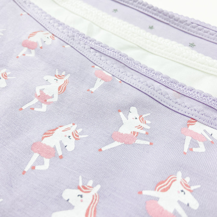 Pack of 3 Girls Premium Soft Cotton Boyshort Panties