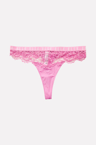 Women's Elegant Soft Stretch Floral Lace Comfortable Sexy Lace Thong Panty