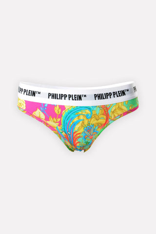 Womens Premium Logo Print Underwear Bikini Panties