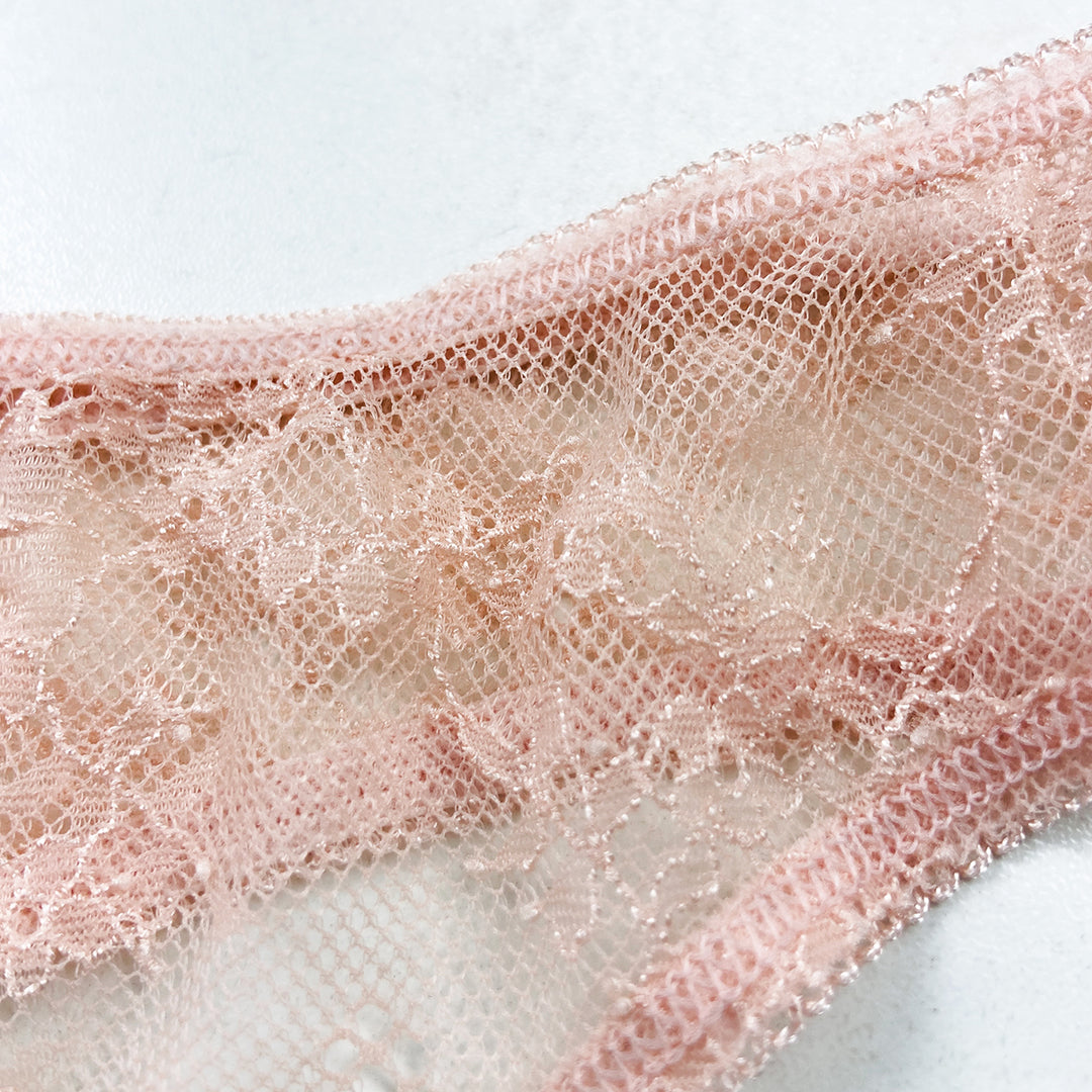 Ladies Mid Rise Lace Front Thong