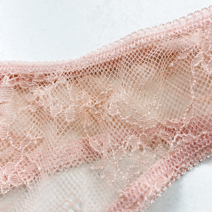 Ladies Mid Rise Lace Front Thong